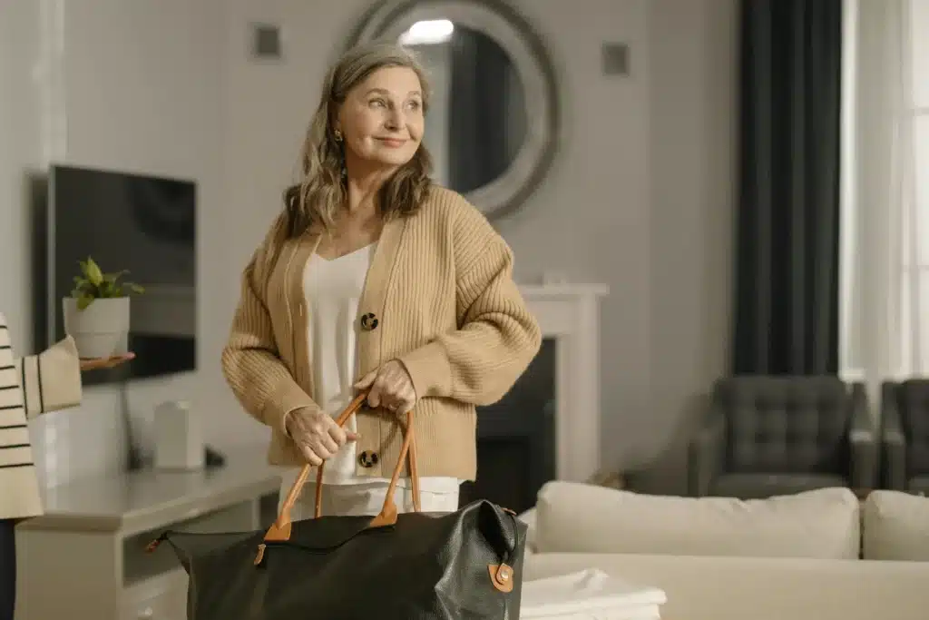senior heureuse